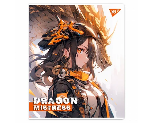 Набір зошитів шкільних Dragon mistress А5 18 аркушів клітинка YES 10 шт (767516)
