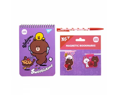 Набір канцелярії № 3 Line Friends 3 предмети Yes (450153)
