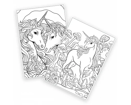 Розмальовка А4 1Вересня Unicorn з прикрасою для волосся 1 Вересня (450170)