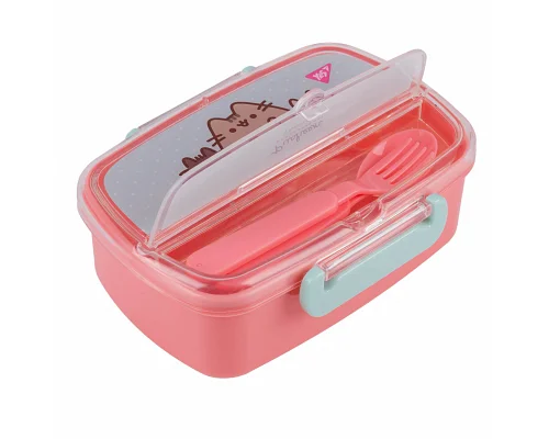 Ланч-бокс Yes Pusheen 750 мл з приладдям 6х13х17,5 (708371)