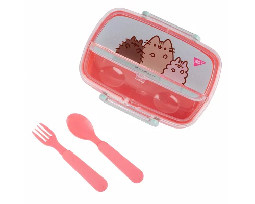Ланч-бокс Yes Pusheen 750 мл з приладдям 6х13х17,5 (708371)