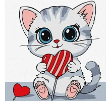 Картина за номерами Кошення 25х25 см Ідейка (KHO6261)