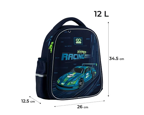 Рюкзак шкільний напівкаркасний GoPack Speedway 34 см (GO25-165S-4)