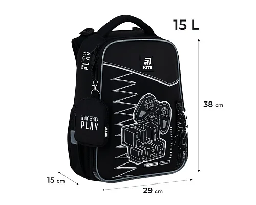 Рюкзак шкільний каркасний Kite Player 38 см (K25-531M-3)