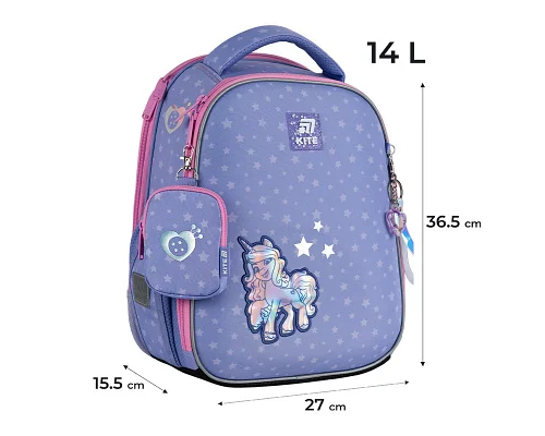 Рюкзак шкільний каркасний Kite My Little Pony 36 см (LP25-555S)