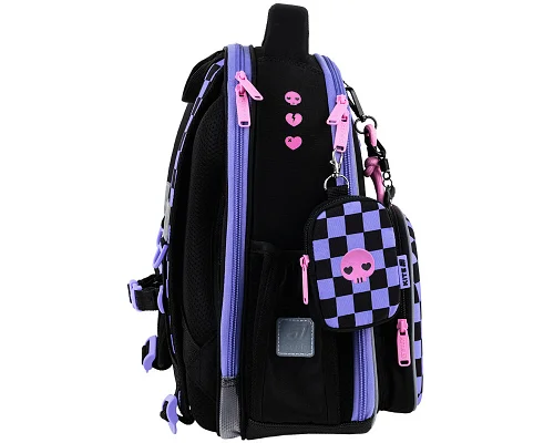 Рюкзак шкільний каркасний Kite котик Kuromi 38 см (HK25-556M)