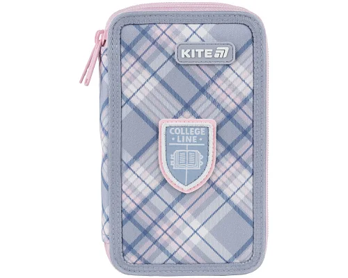 Пенал-книжка шкільний Kite College Line Girl (K25-623-1, 2 відділення)