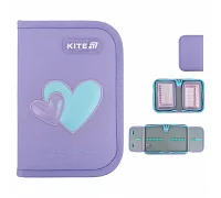 Пенал-книжка шкільний Kite Awesome (K25-622-5, 1 відділення, 2 відворот)