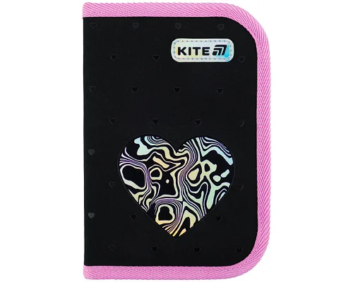 Пенал-книжка шкільний Kite Love is (K25-622-3, 1 відділення, 2 відворот)