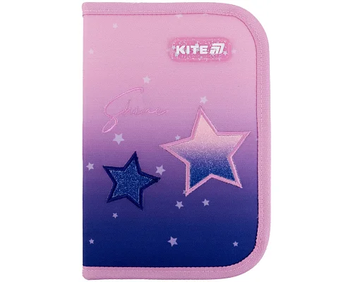 Пенал-книжка шкільний Kite Sparkling (K25-622-1, 1 відділення, 2 відворот)