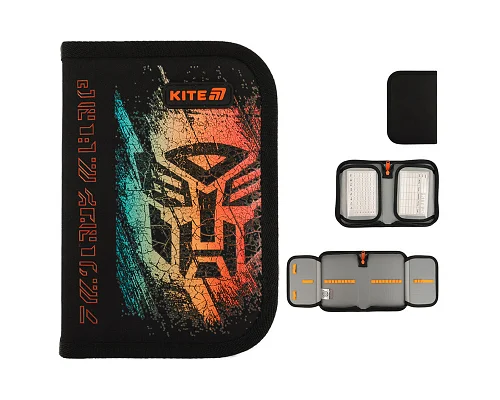 Пенал-книжка шкільний Kite Transformers Generations (TF25-622, 1 відділення, 2 відворот)