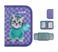 Пенал-книжка шкільний Kite Studio Pets (SP25-622-2, 1 відділення, 2 відворот)