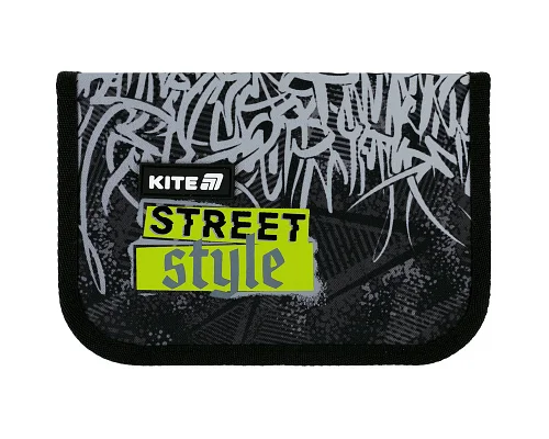 Пенал-книжка шкільний Kite Street Style (K25-621-6, 1 відділення, 1 відворот)