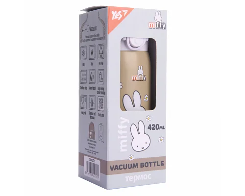Термос Yes кролик Miffy 420 мл (708375)