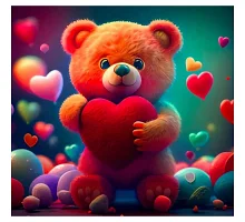 Алмазна мозаїка Ведмежа з сердечком 20*20 см Dreamtoys (S10012)