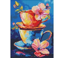 Алмазна мозаїка Таємниця чаювання 30x40см Ідейка (AMO8147)
