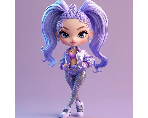 Алмазна мозаїка Блискучий стиль 20*20см Dreamtoys (S10102)