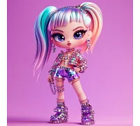 Алмазна мозаїка Яскравий гламур 20*20см Dreamtoys (S10103)
