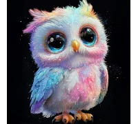 Алмазна мозаїка Космічна сова 20*20см Dreamtoys (S10116)