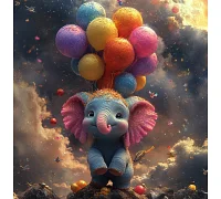 Алмазна мозаїка Казковий політ 20*20см Dreamtoys (S10120)