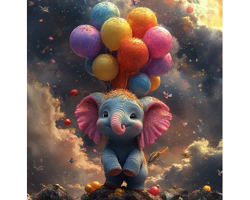 Алмазна мозаїка Казковий політ 20*20см Dreamtoys (S10120)