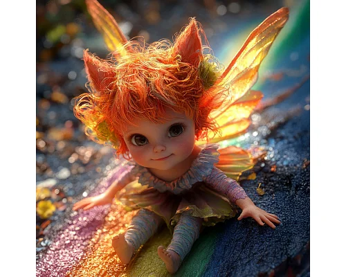 Алмазна мозаїка Казкове сяйво: Фея 20*20см Dreamtoys (S10122)