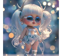 Алмазна мозаїка Небесний шик 20*20см Dreamtoys (S10150)