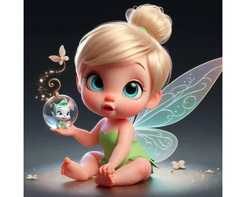 Алмазна мозаїка Чарівність феї 20*20см Dreamtoys (S10169)