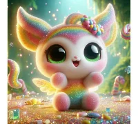 Алмазна мозаїка Райдужна фантазія 20*20см Dreamtoys (S10174)