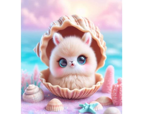 Алмазна мозаїка Сюрприз у мушлі 20*20см Dreamtoys (S10177)