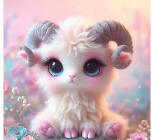 Алмазна мозаїка Милий баранчик 20*20см Dreamtoys (S10185)