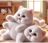 Алмазна мозаїка Пухнастики 20*20см Dreamtoys (S10186)