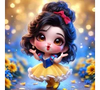 Алмазна мозаїка Чарівний поцілунок Білосніжки 20*20см Dreamtoys (S10200)