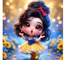Алмазна мозаїка Чарівний поцілунок Білосніжки 20*20см Dreamtoys (S10200)