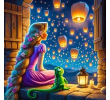 Алмазна мозаїка Здійснення мрій 20*20см Dreamtoys (S10209)