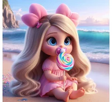 Алмазна мозаїка Карамелька 20*20см Dreamtoys (S10217)