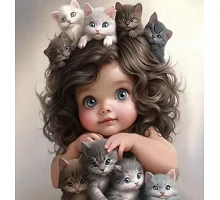 Алмазна мозаїка Котяча радість 20*20см Dreamtoys (S10218)