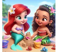 Алмазна мозаїка Веселощі на пляжі 20*20см Dreamtoys (S10225)