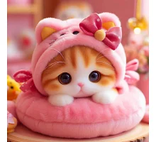 Алмазна мозаїка Грайливе кошеня 20*20см Dreamtoys (S10234)