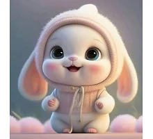 Алмазна мозаїка Милий зайчик 20*20см Dreamtoys (S10242)
