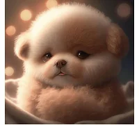 Алмазна мозаїка Миле цуценя 20*20см Dreamtoys (S10233)