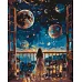 Картина за номерами Мрійлива ніч  Ідейка 40х50 (KHO5138)