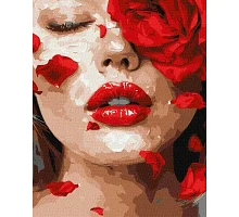 Картина по номерам Лепестки розы ©art.solomiia Идейка 40х50 (KHO8468)