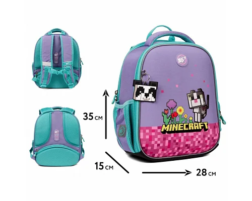 Рюкзак школьный ортопедичный Yes Minecraft Pinky H-100 (550094)