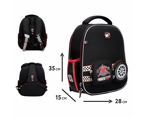 Рюкзак школьный ортопедичный Yes Race Day H-100 (559859)