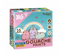 Фарби гуашеві Pusheen 16 кольорів по 20 мл Yes (230403)