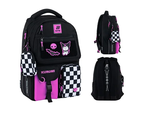 Рюкзак Kite teens котик Kuromi 42 см (HK25-2587M-2)