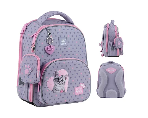 Рюкзак шкільний каркасний Kite Studio Pets 38 см (SP25-556M)