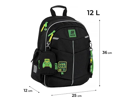 Рюкзак шкільний Kite Game Over 36 см (K25-771S-4)