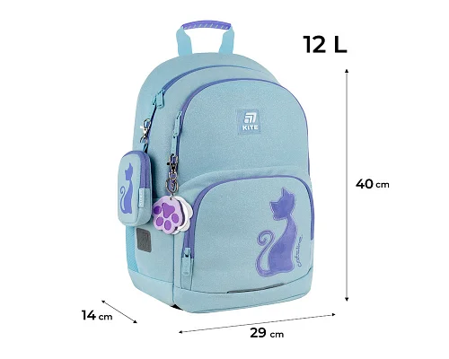 Рюкзак шкільний Kite Catsline 40 см (K25-585M-1)